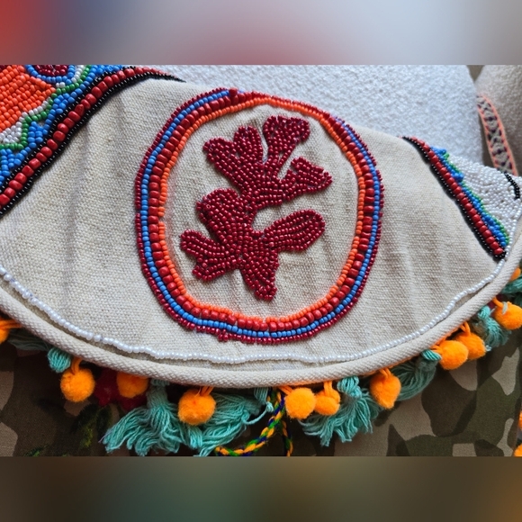 Antica Sartoria By Giacomo Cinque, Beaded Shoulder Bag, Multicolor - Picture 4 of 15